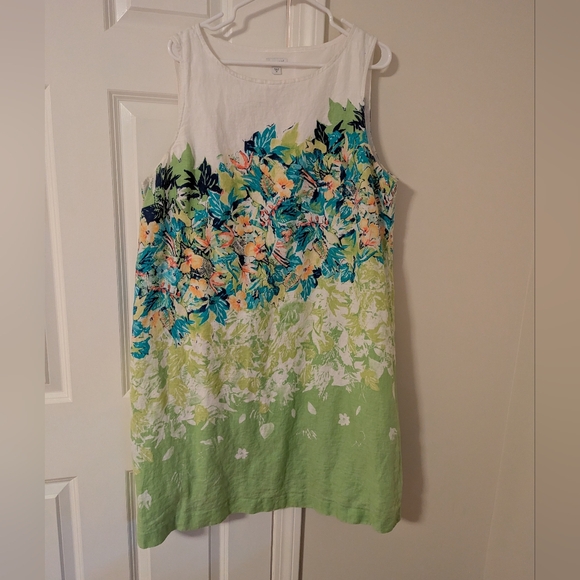 J. Jill Floral Linen dress - Picture 4 of 4